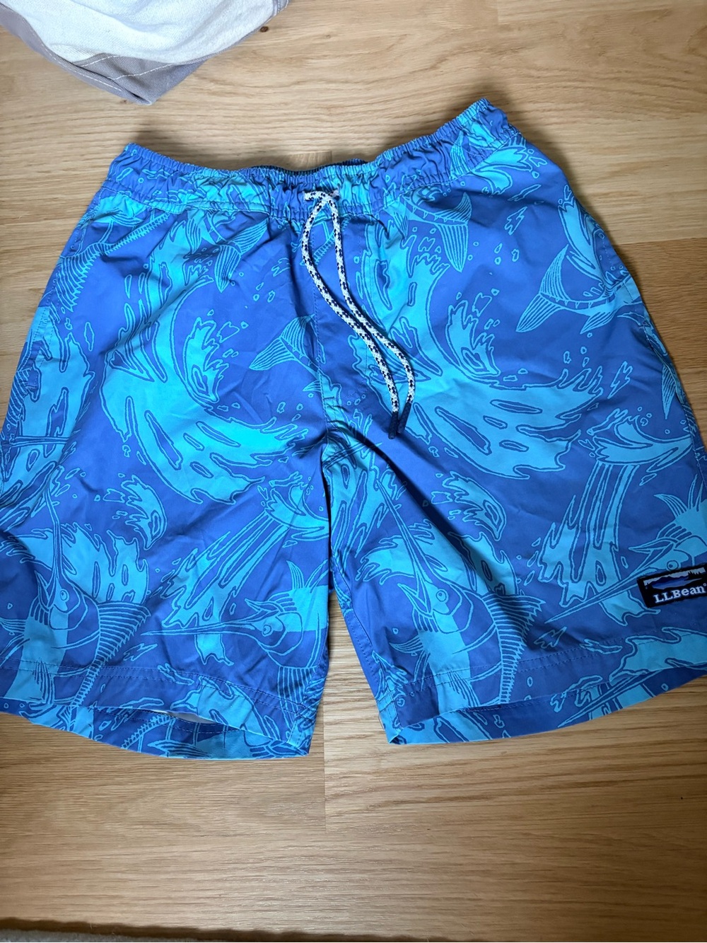 L. L. Bean men's swordfish bathing suit swim shorts NWOT size Small